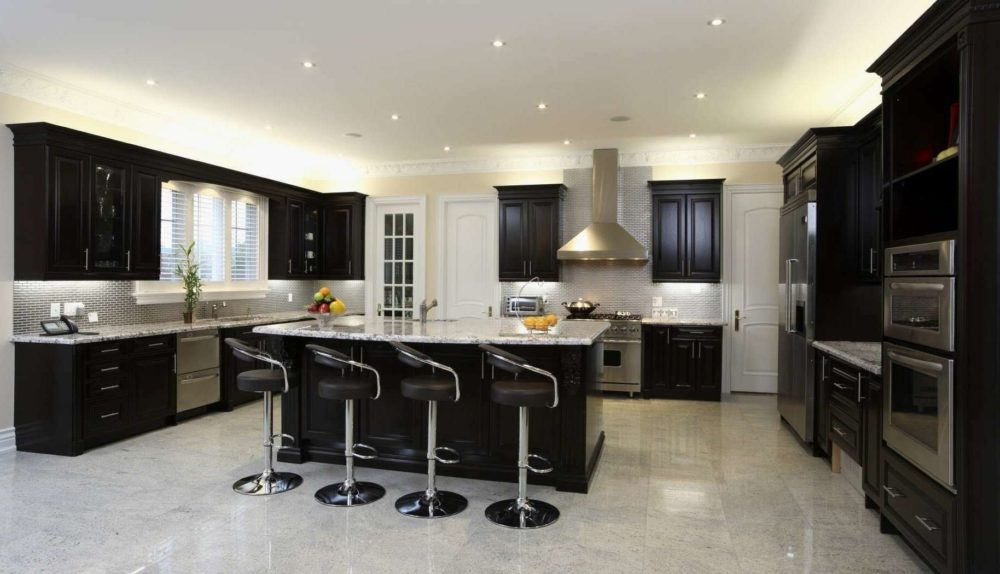 kitchen designs with dark cabinets