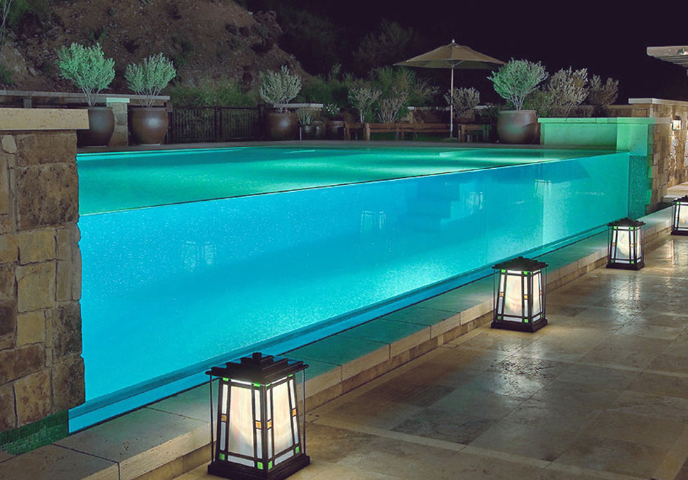 transparent pools