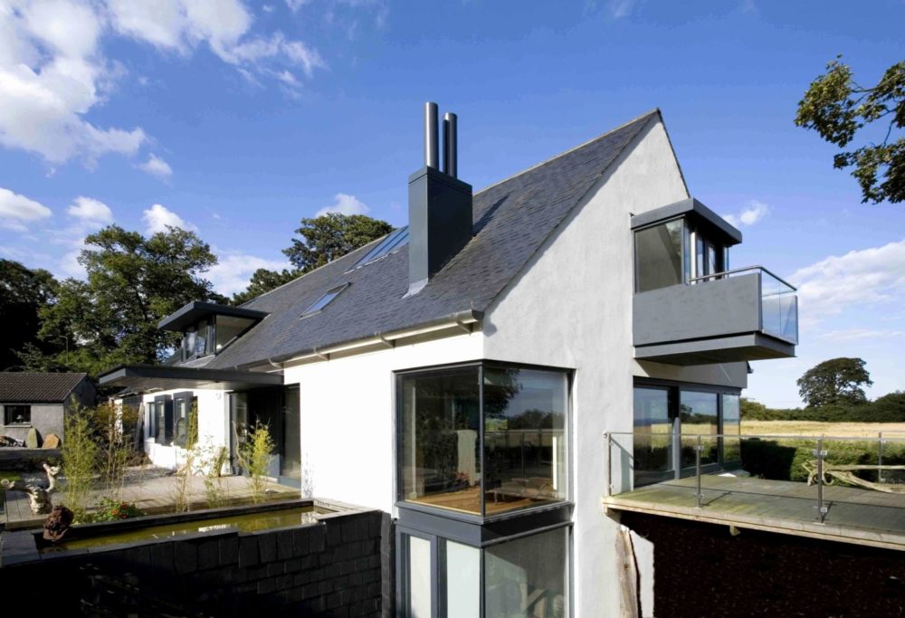 modern house roof