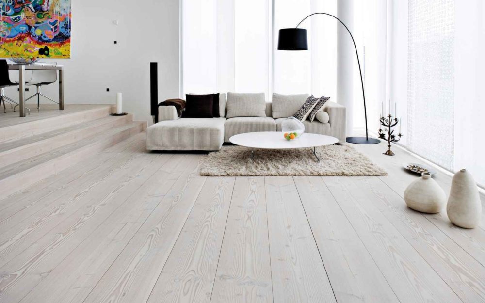wood floors in living room 