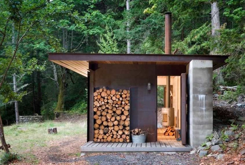 Firewood shed | 60 design ideas | Plans | How to build