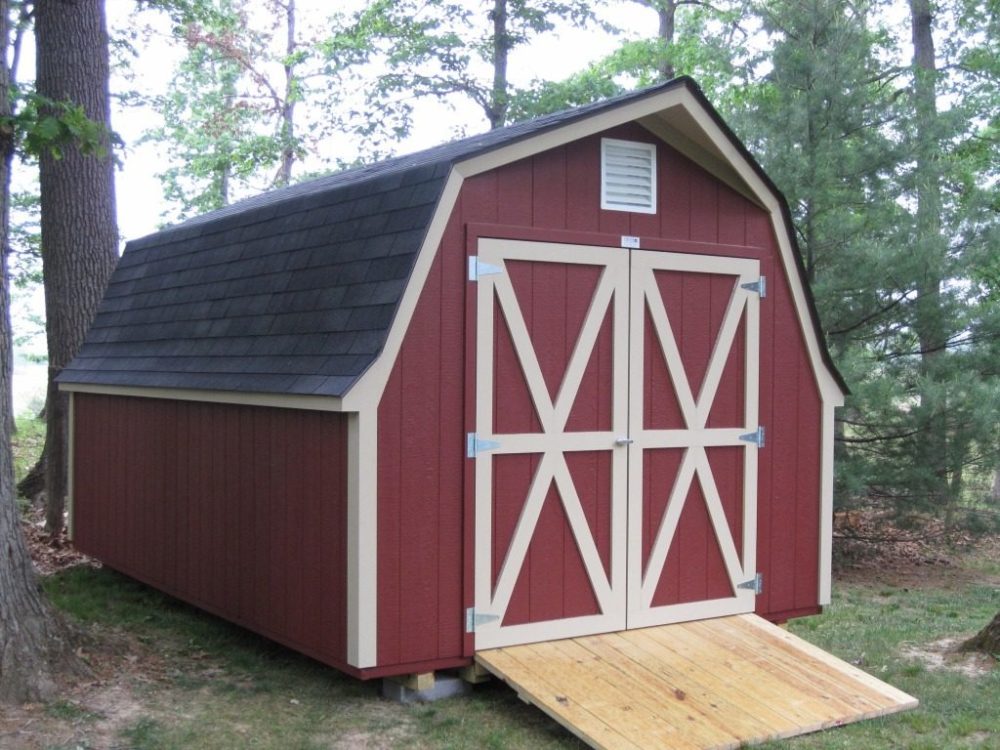 gambrel shed roof styles