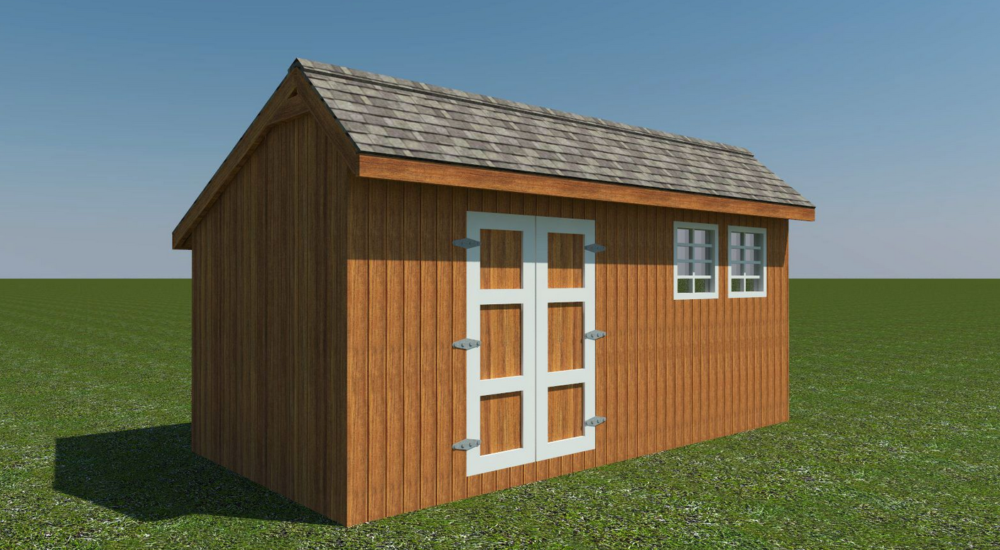 saltbox shed roof styles
