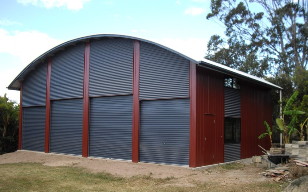 curved shed roof styles
