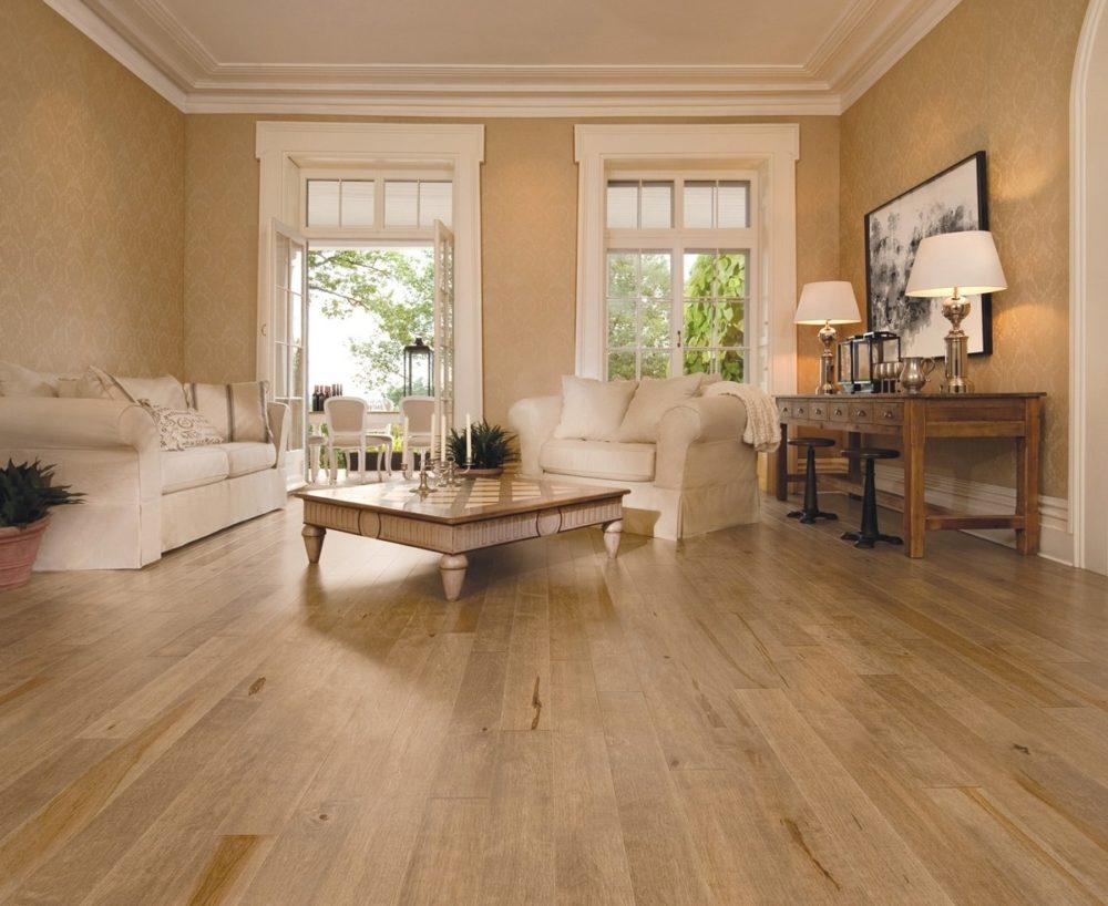 hardwood floor living room