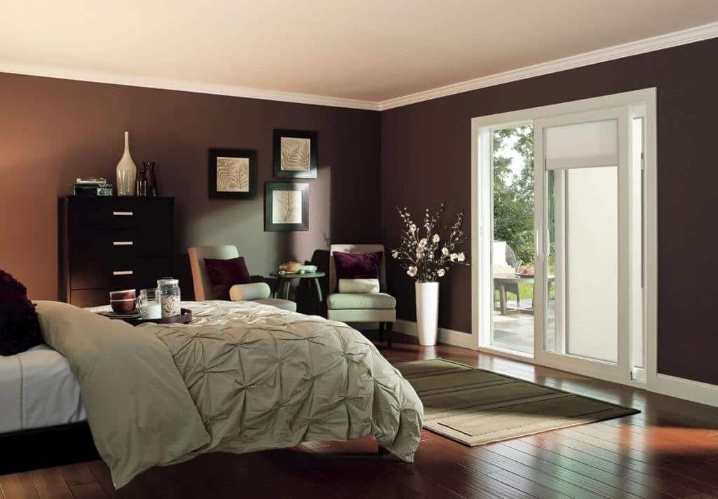 bedroom with french doors