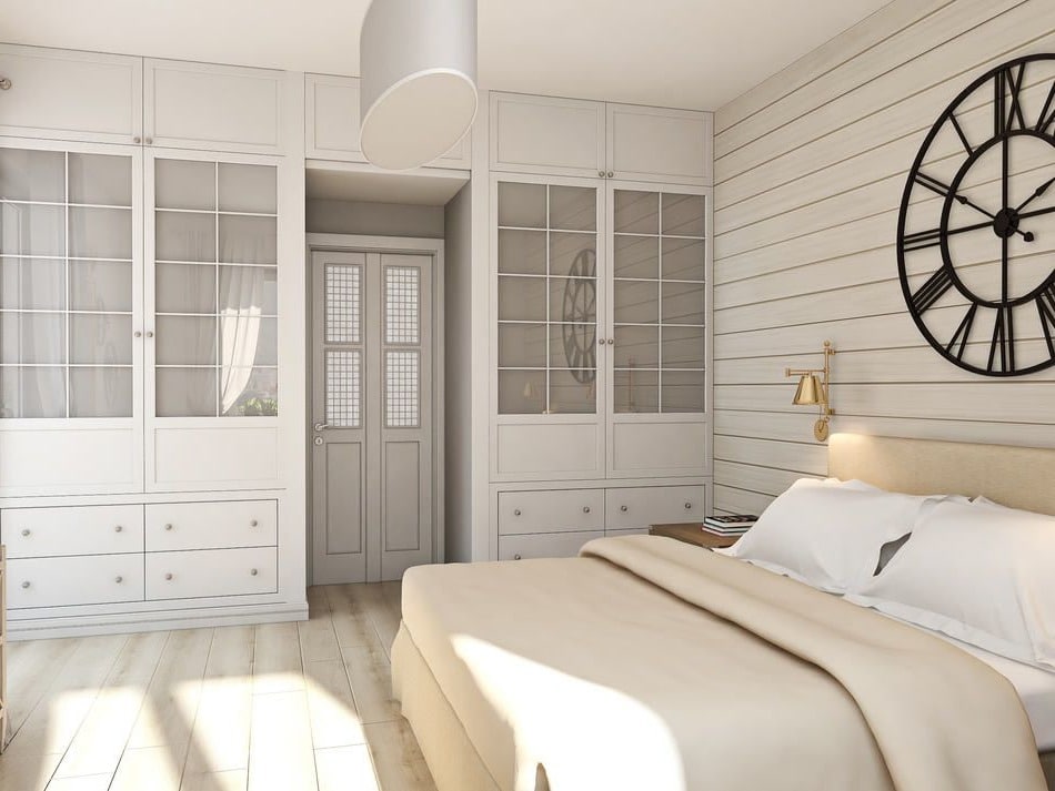 bedroom with french doors