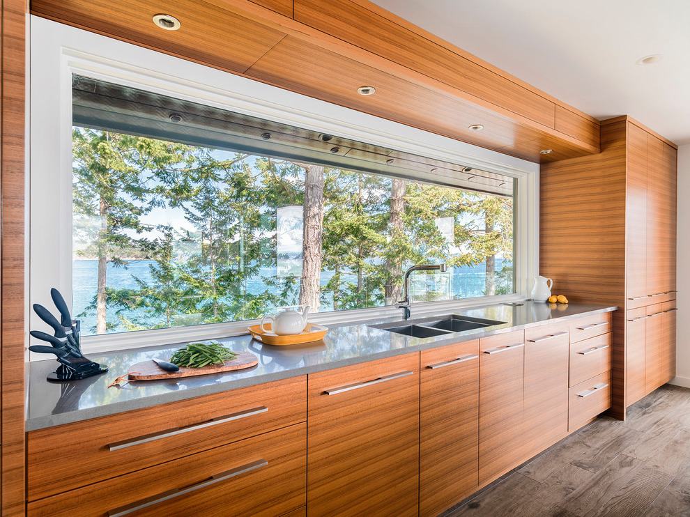 large kitchen windows