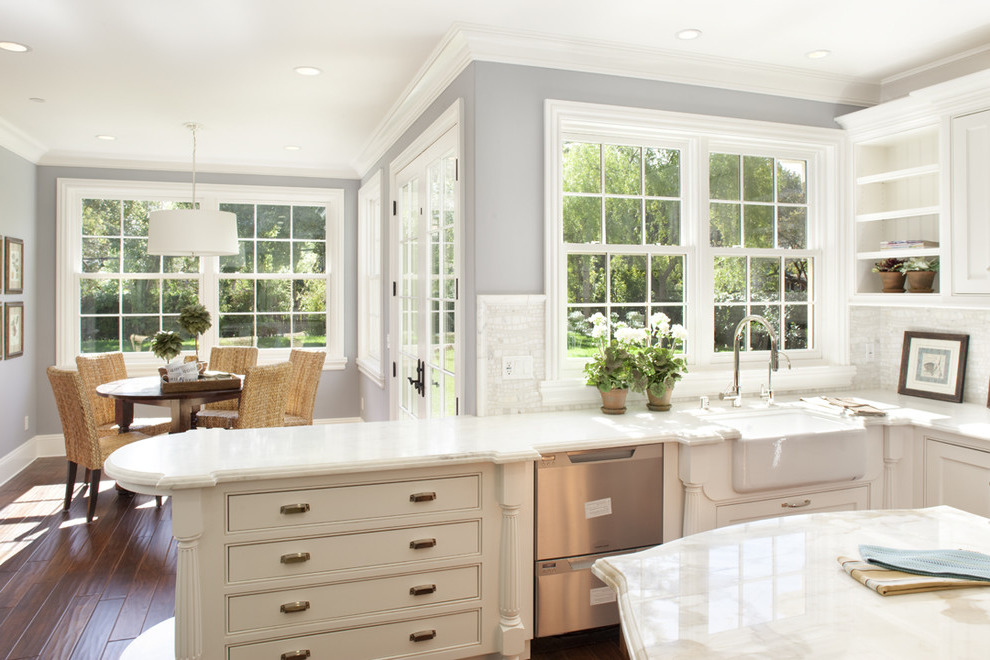 large kitchen windows