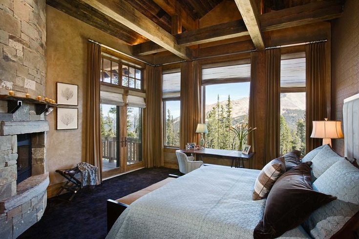 french doors in master bedroom