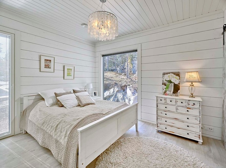 bedroom with french doors