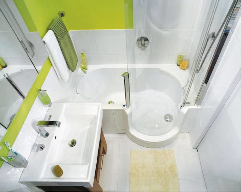 30 Design Ideas for a small Bathroom without a toilet