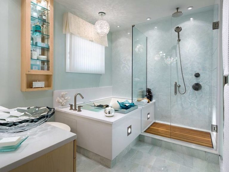 30 Design Ideas for a small Bathroom without a toilet