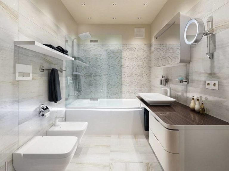 30 Design Ideas for a small Bathroom without a toilet