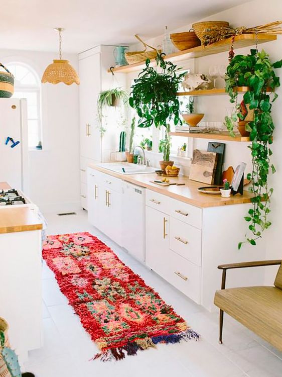 Kitchens decorated with plants: 25 beautiful and inspiring examples