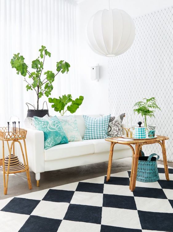 Redecorate your living room! The Nordic style is dressed in pastel tones