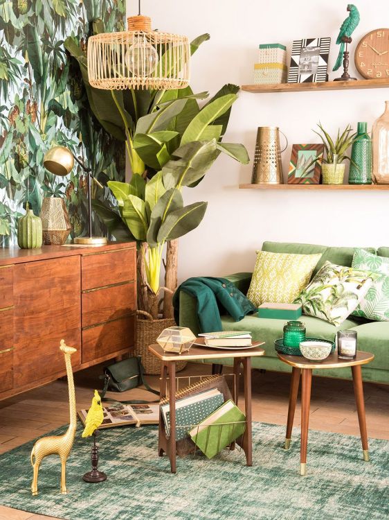 Ideas to decorate your living room for spring Plants, flowers and lots of color!