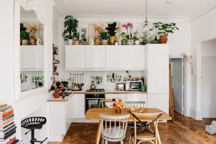 Kitchens decorated with plants: 25 beautiful and inspiring examples