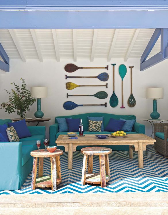 14 Ideal lounges for the summer of different styles