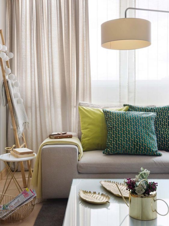 Ideas to combine the cushions: Sizes, tones, contrasts