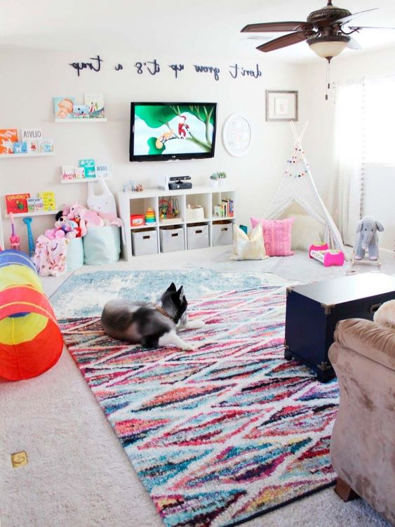 15 children's play areas for the little ones to have a great time at home