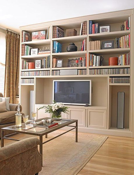 Shelves and bookcases for decoration