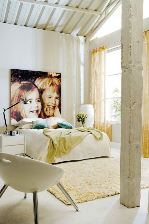 Decorate the walls with images that have a special meaning for you