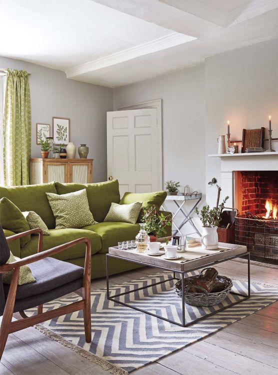 Ideas for a warm living room