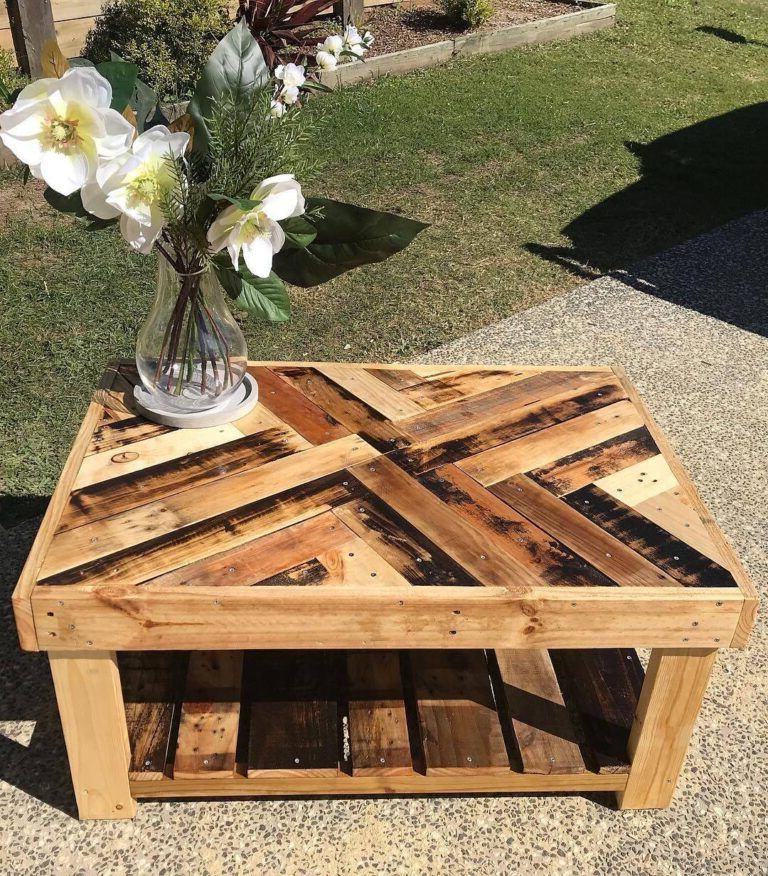 Pallet coffee tables