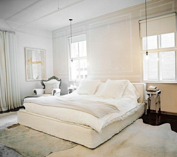 white modern bedrooms