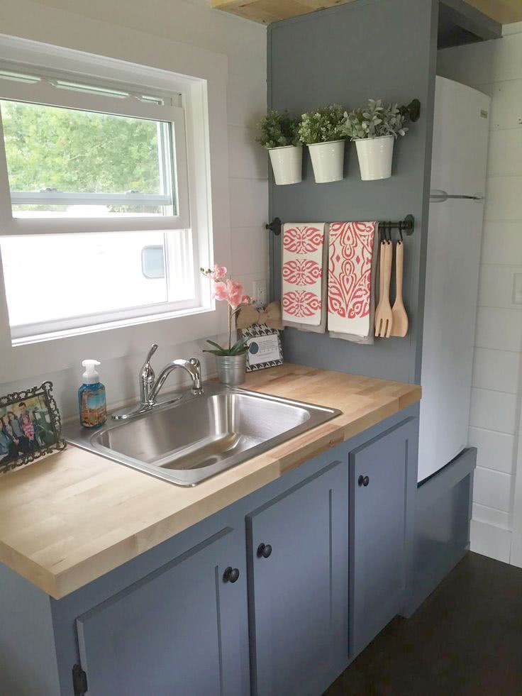 Small wooden kitchens