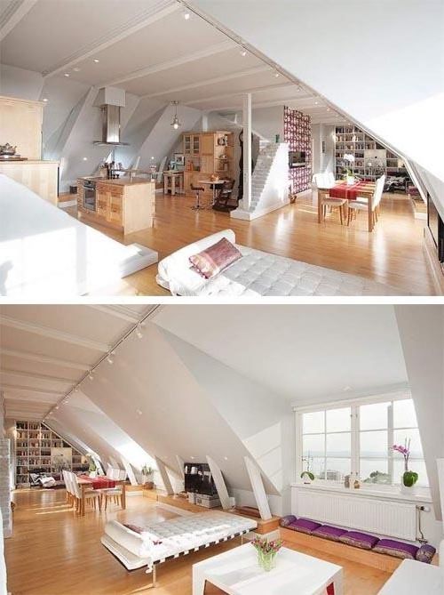 Modern loft flat