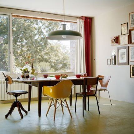 Vintage modern dining rooms