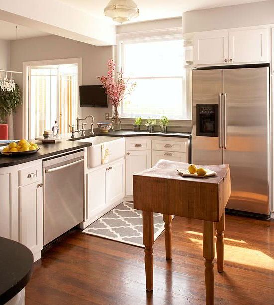 small kitchens with island