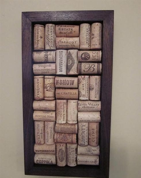 Crafts for the home with corks