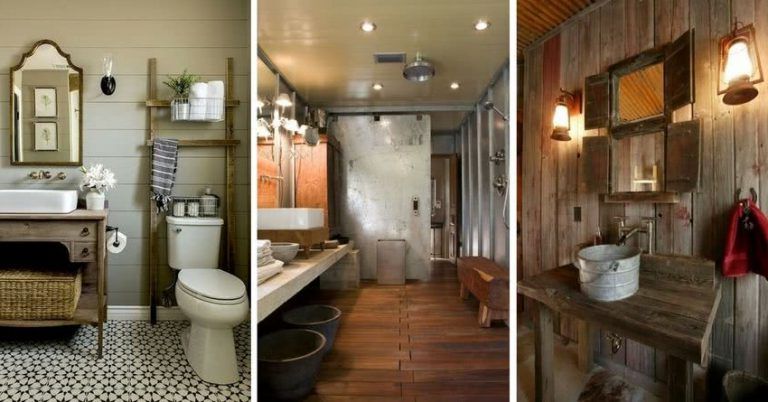 rustic bathrooms