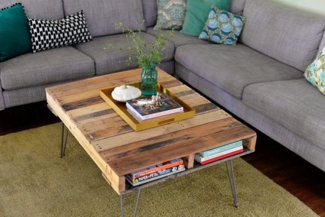 Pallet coffee tables