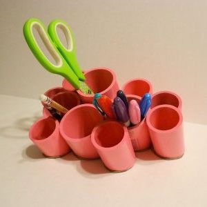 Crafts for the home with PVC tubes or pipes