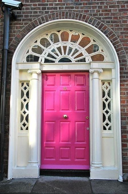 pink doors