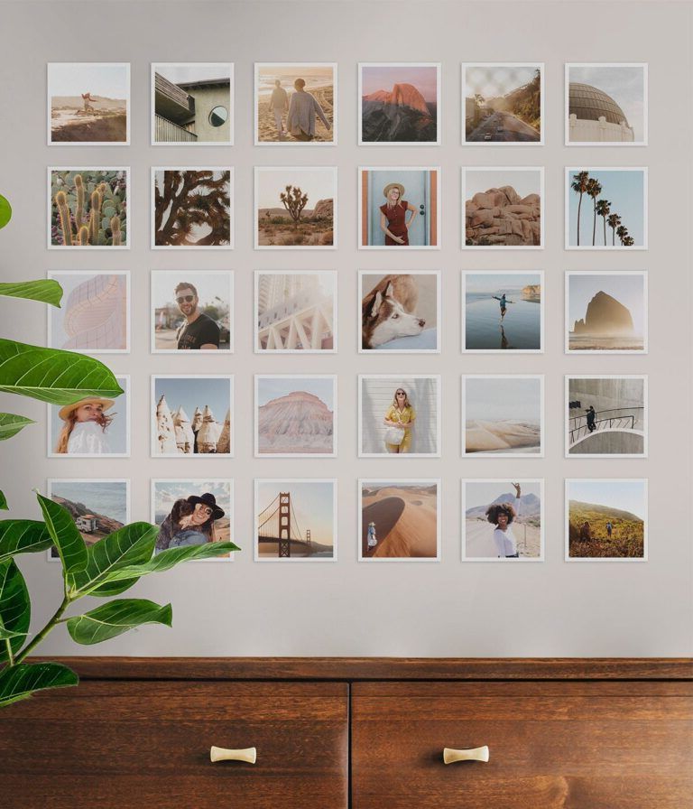 Wall decoration with photos
