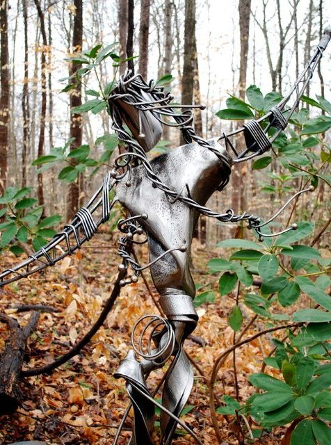 metal sculptures