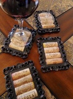 Crafts for the home with corks