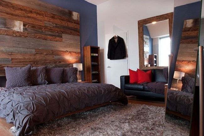 recycled wood walls