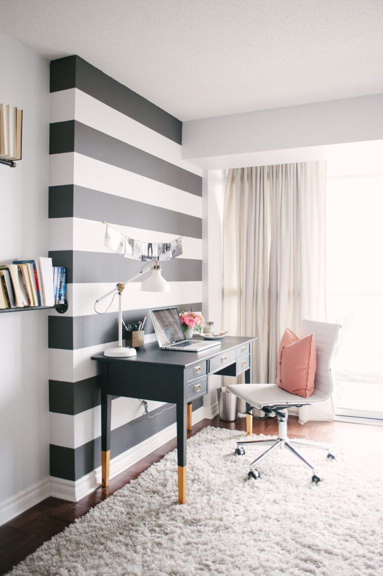 striped walls