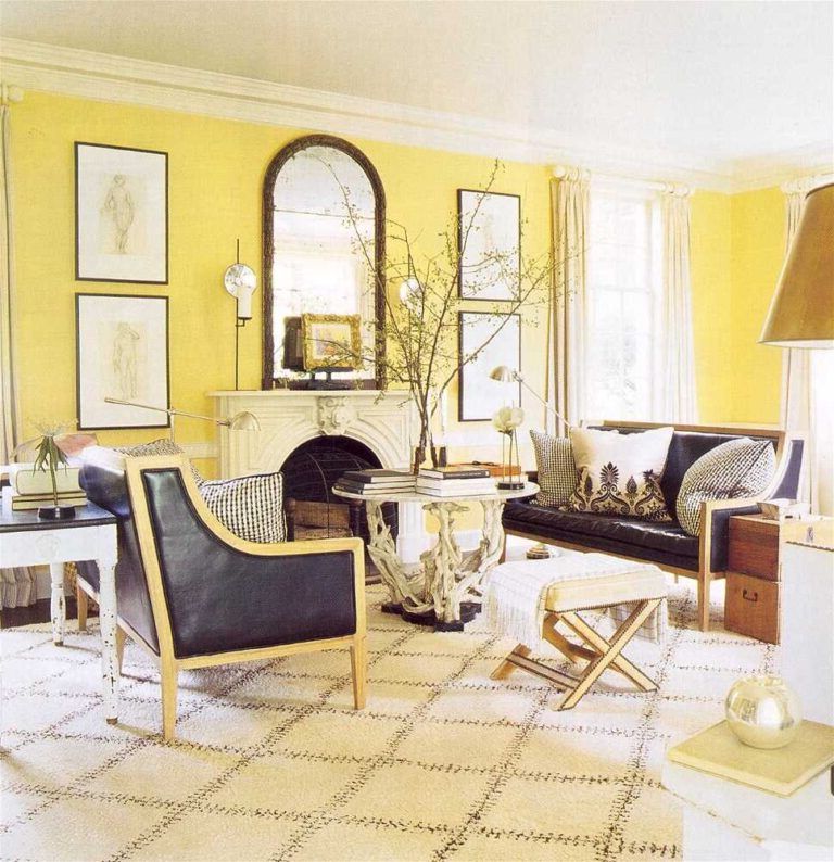 Yellow and black decoration