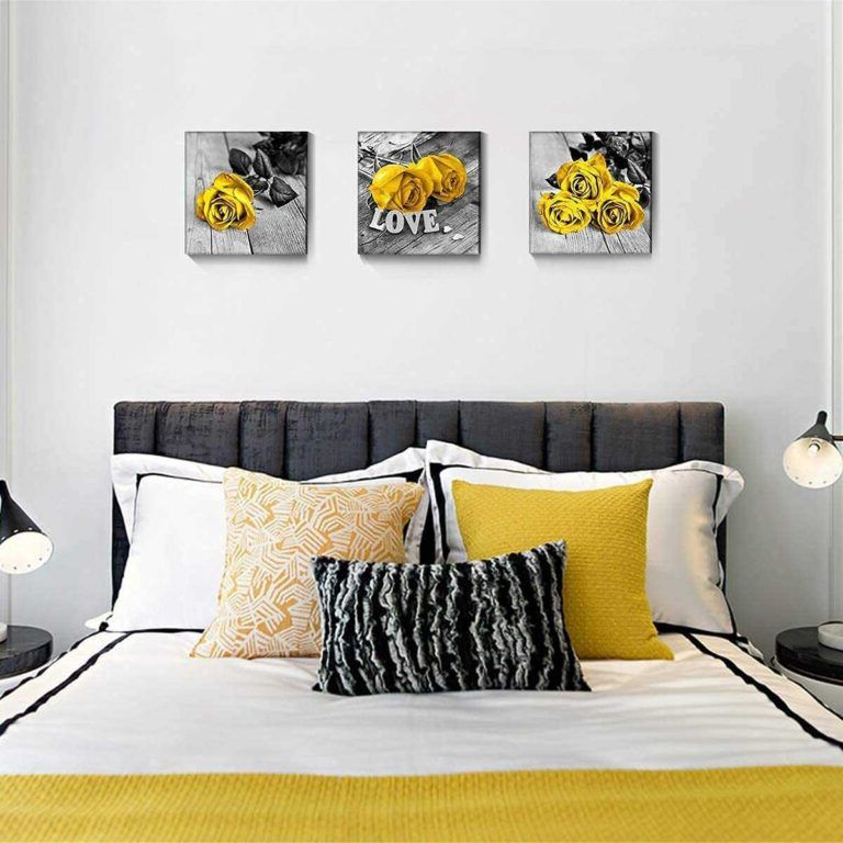 Yellow and black decoration