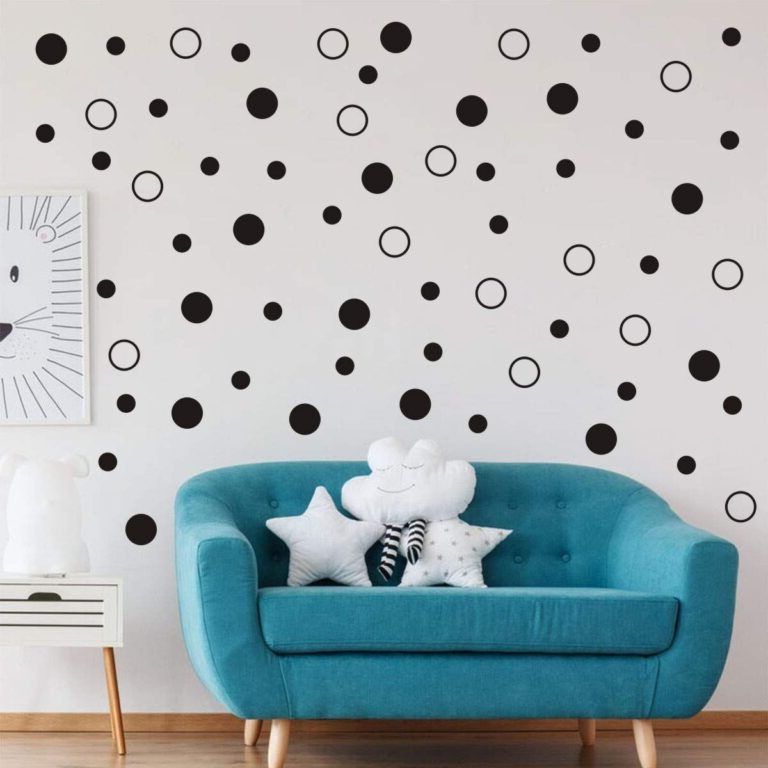 Ideas for decorating walls with circles