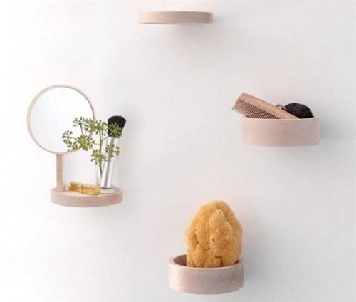 Easy to make minimalist shelves