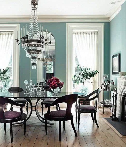 dining rooms in green