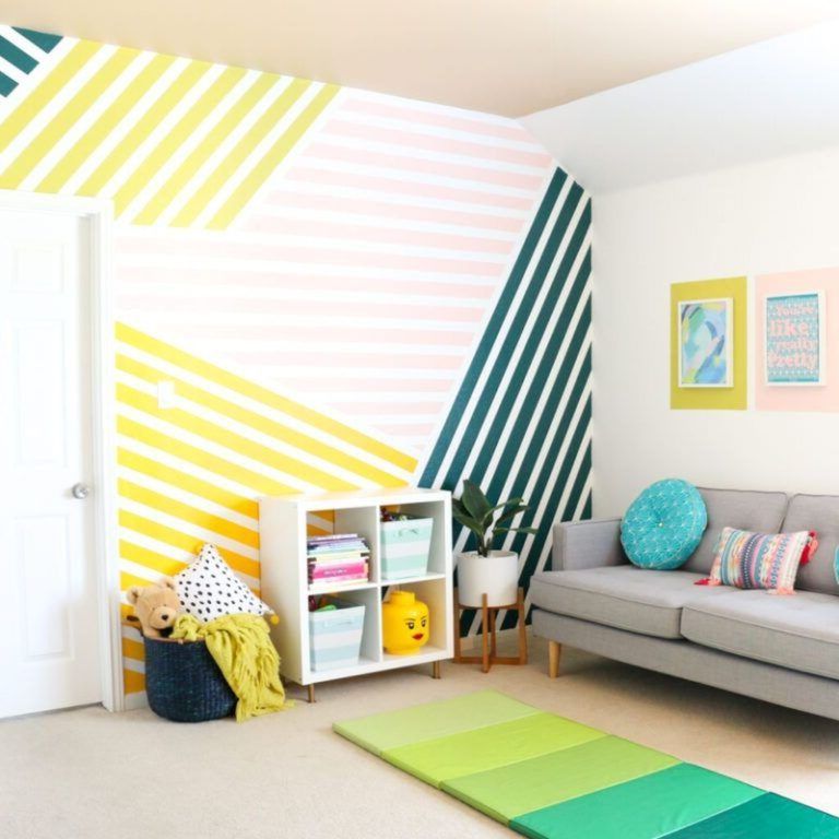 striped walls